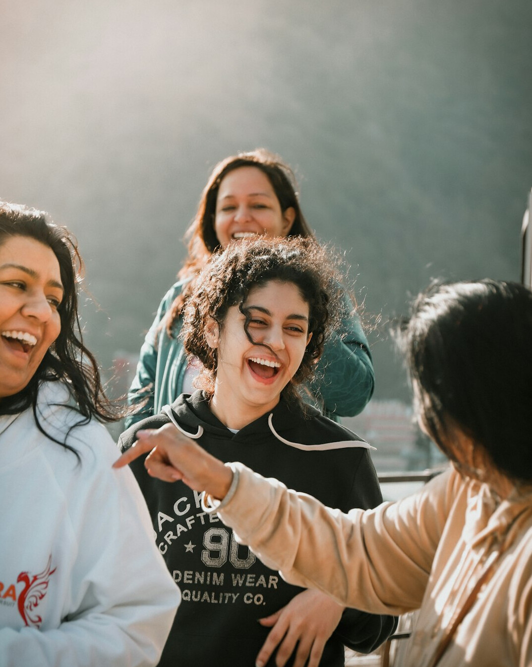 diverse students smiling